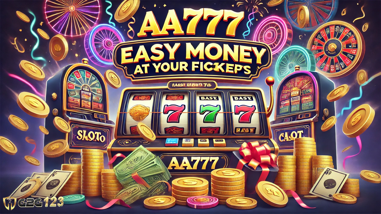 AA777 แหล่งสร้างรายได้ที่มั่นคงแบบครบวงจร สัมผัสความสนุกในทุก ๆ การหมุน พร้อมลุ้นรับเงินรางวัลที่เปลี่ยนชีวิตคุณได้ง่าย ๆแค่ปลายนิ้ว