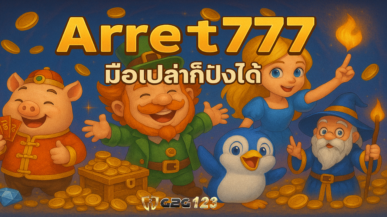 ลองให้โอกาสตัวเองอีกสักครั้งที่ Arret777 เพราะทุกการเปลี่ยนแปลงเริ่มจาก “การตัดสินใจ”  และ ทุกความสำเร็จเริ่มจาก “ก้าวแรก” เสมอ