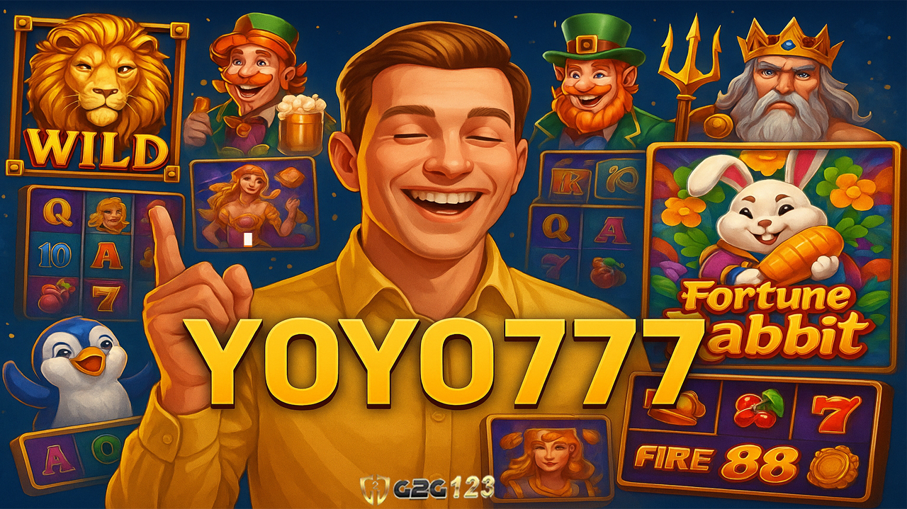 สล็อตเว็บตรง ไม่ผ่านเอเย่นต์ ระบบมั่นคง ปลอดภัย และจ่ายจริง ต้องไม่พลาดกับ YOYO777 เว็บสล็อตของเรา แหล่งรวมเกมสล็อตที่ครบ จบในที่เดียว