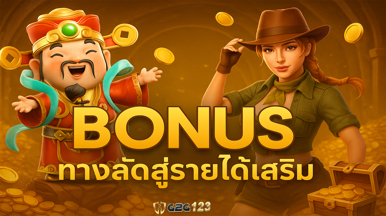 Bonus เว็บที่มั่นคง อย่าปล่อยให้ความลังเลมาขวางกั้นความสำเร็จ เพราะที่นี่ ความสนุกเป็นเพียงจุดเริ่มต้น แต่รายได้คือสิ่งที่คุณจะได้รับจริง