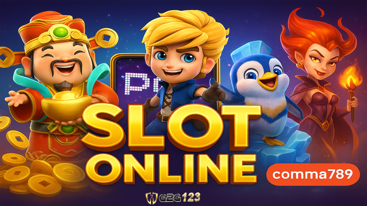 เล่นสล็อตกับ comma789 เว็บที่รวมทุกค่ายไว้ในที่เดียว ปั่นง่าย โบนัสแตกไว สร้างรายได้เสริมทุกวัน เล่นสล็อตได้เงินจริงทุกเวลา สนุกไม่มีหยุด